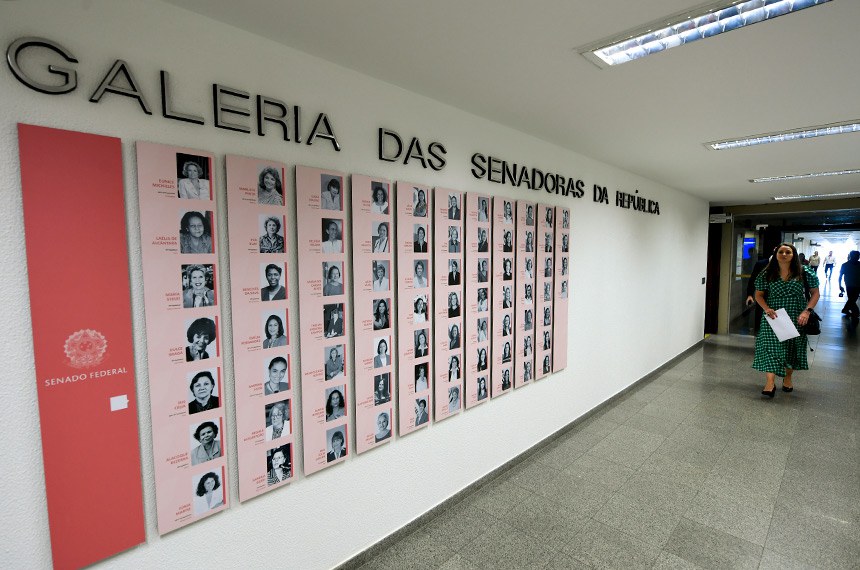 Galeria das Senadoras, no Congresso: número de eleitas neste domingo é o maior já registrado em um único pleito